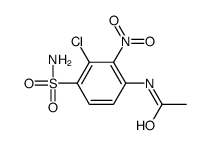 N-(3-chloro-2-nitro-4-sulfamoylphenyl)acetamide Structure