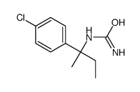 2-(4-chlorophenyl)butan-2-ylurea Structure