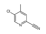 5-CHLORO-4-METHYL-PYRIDINE-2-CARBONITRILE结构式