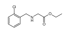 Glycine, N-[(2-chlorophenyl)methyl]-, ethyl ester结构式