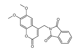 4-Phthalimidylmethyl-6,7-dimethoxycoumarin Structure