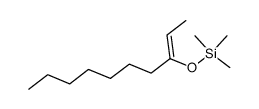 (Z)-3-(trimethylsiloxy)-2-decene结构式