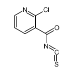 2-Chloronicotinoyl Isothiocyanate结构式