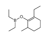 diethyl-(2-ethyl-6-methylcyclohexen-1-yl)oxyborane Structure