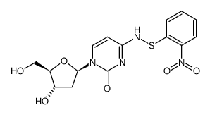 Cytidine, 2'-deoxy-N-[(2-nitrophenyl)thio]结构式