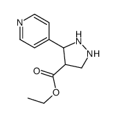 ethyl 3-pyridin-4-ylpyrazolidine-4-carboxylate Structure