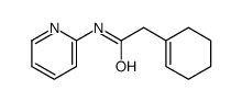 2-(cyclohexen-1-yl)-N-pyridin-2-ylacetamide Structure