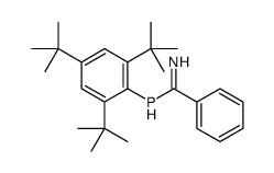 phenyl-(2,4,6-tritert-butylphenyl)phosphanylmethanimine结构式