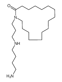 1-[3-(4-aminobutylamino)propyl]-azacycloheptadecan-2-one结构式