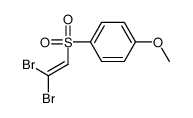 1-(2,2-dibromoethenylsulfonyl)-4-methoxybenzene Structure