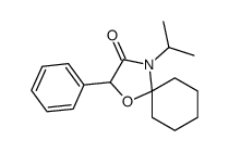 2-phenyl-4-propan-2-yl-1-oxa-4-azaspiro[4.5]decan-3-one Structure