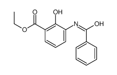 ethyl 3-benzamido-2-hydroxybenzoate结构式