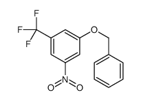 1-nitro-3-phenylmethoxy-5-(trifluoromethyl)benzene Structure