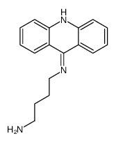 (9-Acridinyl)-putrescine结构式