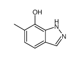 6-Methyl-1(2)H-indazol-7-ol Structure