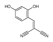 2-[(2,4-dihydroxyphenyl)methylidene]propanedinitrile结构式