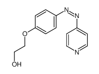 2-[4-(pyridin-4-yldiazenyl)phenoxy]ethanol Structure