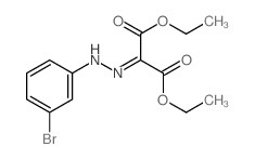diethyl 2-[(3-bromophenyl)hydrazinylidene]propanedioate结构式