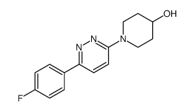 1-[6-(4-fluorophenyl)pyridazin-3-yl]piperidin-4-ol结构式
