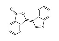 3-indol-3-ylidene-2-benzofuran-1-one结构式