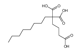 dodecane-1,4,4-tricarboxylic acid Structure