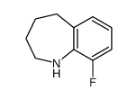 9-fluoro-2,3,4,5-tetrahydro-1H-1-benzazepine Structure