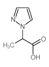 2-(1H-吡唑-1-基)丙酸结构式