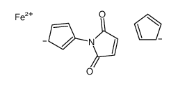 N-(Ferrocenyl)maleinimide Structure
