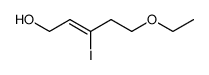 (Z)-5-ethoxy-3-iodopent-2-en-1-ol结构式