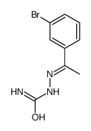 [1-(3-bromophenyl)ethylideneamino]urea结构式
