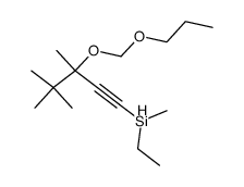 3,4,4-Trimethyl-1--3-propyloxymethoxy-pentin-(1)结构式