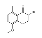 2-bromo-5-methoxy-8-methyl-3,4-dihydro-2H-naphthalen-1-one Structure