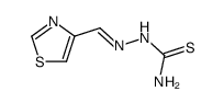 thiazole-4-carbaldehyde thiosemicarbazone结构式