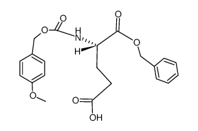 p-methoxybenzyloxycarbonyl-Glu-α-OBzl结构式