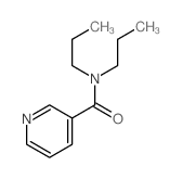 3-Pyridinecarboxamide,N,N-dipropyl- Structure