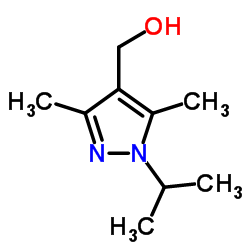(1-Isopropyl-3,5-dimethyl-1H-pyrazol-4-yl)methanol结构式