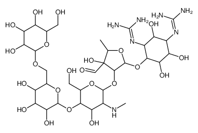 6'''-O-mannopyranosyl mannosidostreptomycin structure