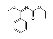 methyl N-ethoxycarbonylbenzenecarboximidate结构式