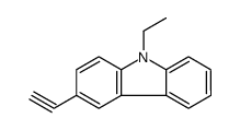 9-ETHYL-3-ETHYNYL-9H-CARBAZOLE结构式