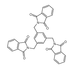 1,3,5-tris(phthalimidomethyl)benzene结构式