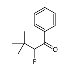1-Butanone, 2-fluoro-3,3-dimethyl-1-phenyl- (9CI) Structure