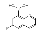 (6-Fluoroquinolin-8-yl)boronic acid Structure