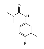 3-(4-fluoro-3-methylphenyl)-1,1-dimethylurea结构式
