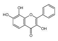 3,7,8-trihydroxy-2-phenylchromen-4-one Structure