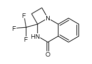 4-oxo-2a-trifluoromethyl-2,2a,3,4-tetrahydro-1H-azeto<1,2-a>quinazoline Structure