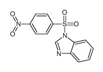 1-(4-nitrophenyl)sulfonylbenzimidazole结构式