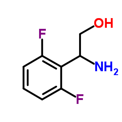 2-氨基-2-(2,6-二氟苯基)乙醇结构式