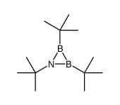 1,2,3-tritert-butylazadiboriridine Structure