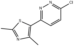 3-Chloro-6-(2,4-dimethyl-1,3-thiazol-5-yl)pyridazine Structure