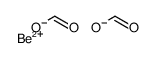 Beryllium formate.结构式